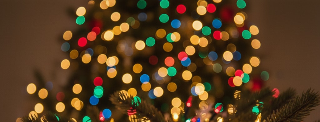 bokeh christmas lights Miami